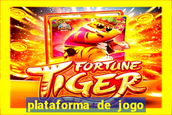 plataforma de jogo nova pagando